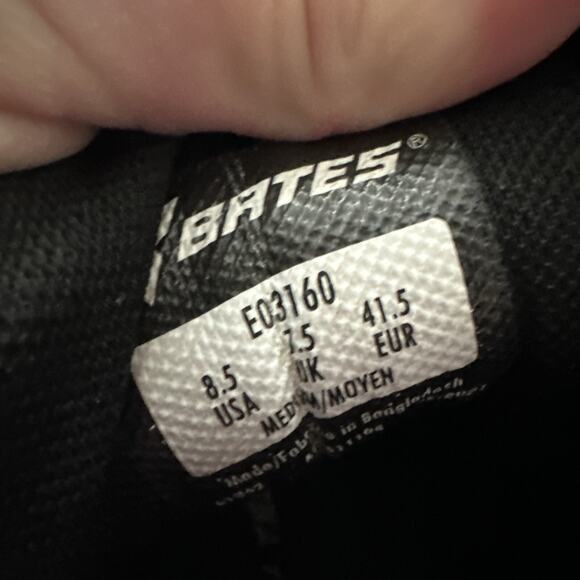 BATES Tactical Boots Mens Size 8.5 BLACK Leather Military Combat E03160 - 51